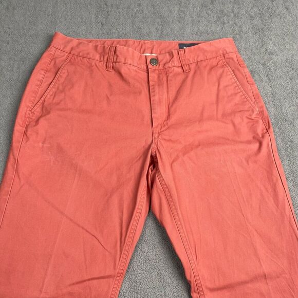 Bonobos Men's Tailored Stretch Chinos Size 34 x 32 Pink Pockets - Picture 14 of 16